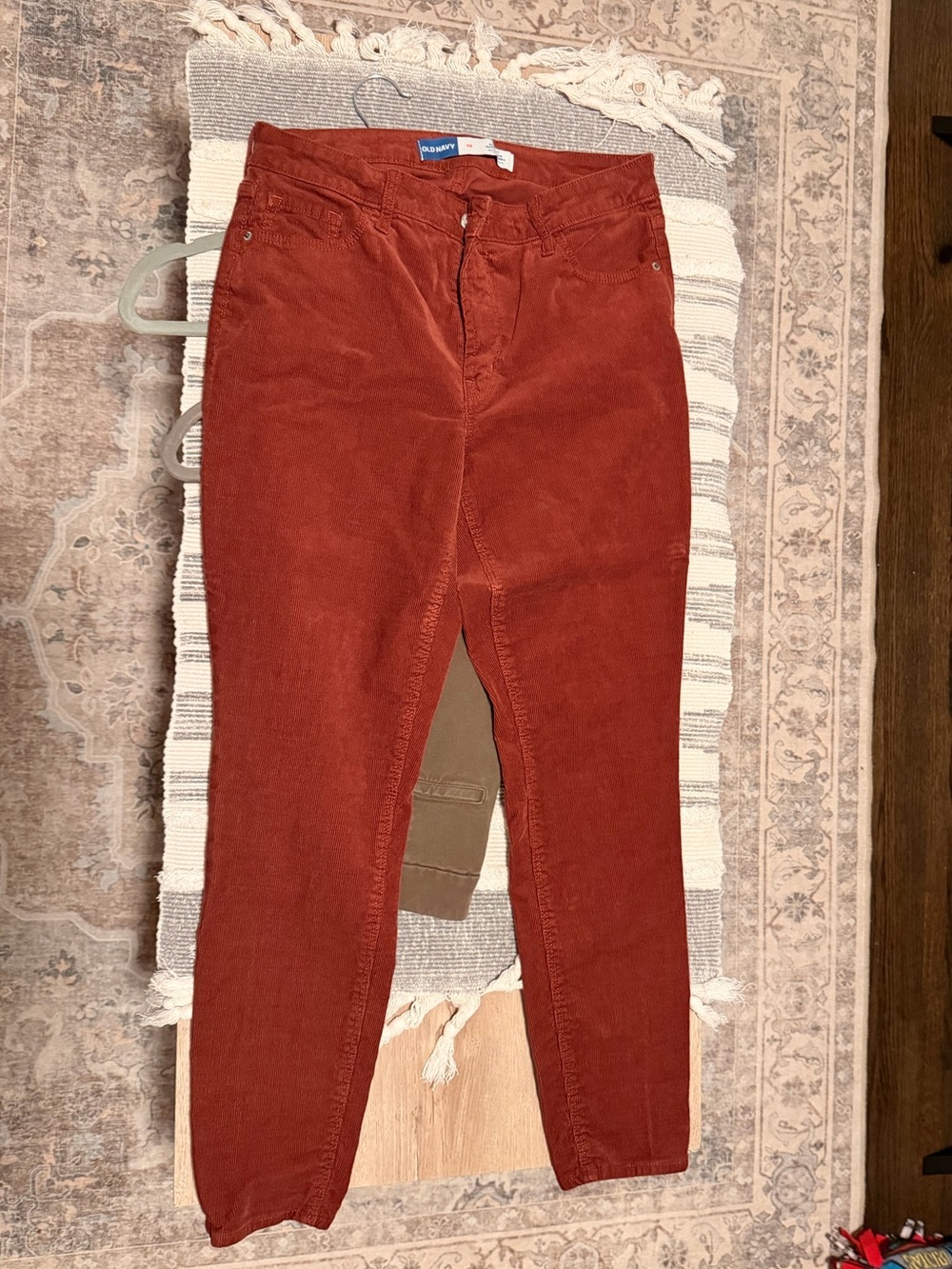 Old navy women's Rust Corduroy Slim Pants